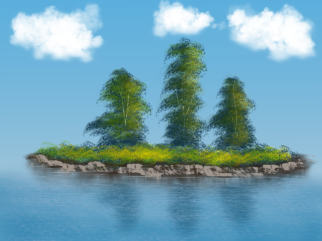Island-landscape-painting